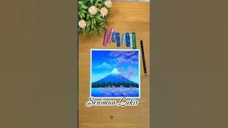 Menggambar bunga sakura💖