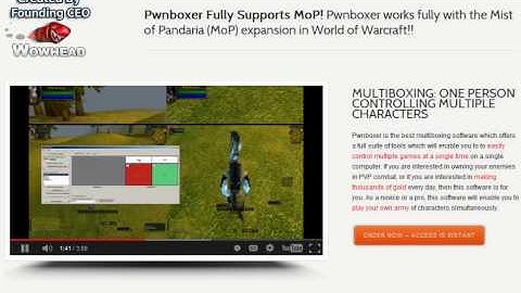 Wow set up multiboxing in World of Warcraft in under 5 minutes with Pwnboxer