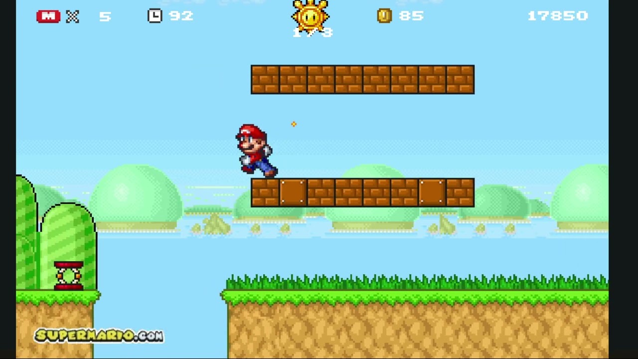 Flashgame Showcase #5 Super Mario Star Scramble 2 Gameplay