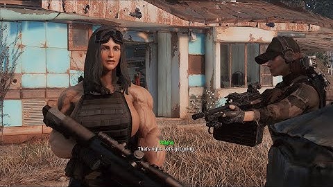 Fallout 4 Muscle Girl Mod - Part 18 | Back to the Commonwealth