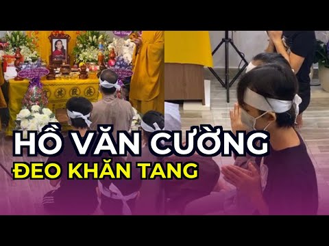 Video Hồ Văn Cường lộ diện trong lễ cầu siêu Phi Nhung: Đeo... - youtube