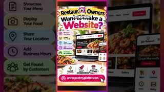 Restaurant Owners: Want to Make a Website? | PostMyPlatter 🍽️🌐