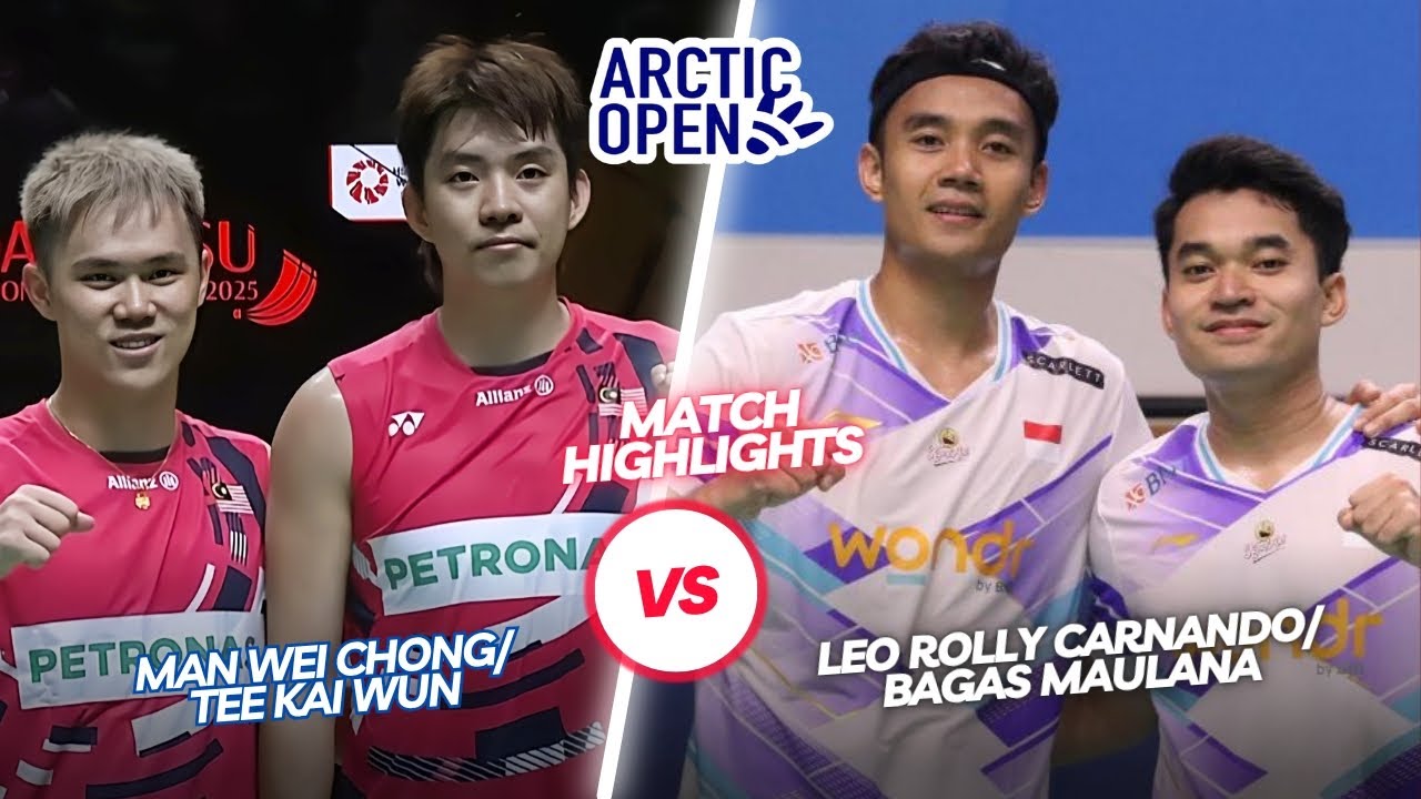 Amazing‼️‼️Man/Tee (MAS) vs Carnando/Maulana (INA)‼️‼️Arctic Open 2024