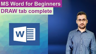 MS Word For Beginners| DRAW Tab Complete