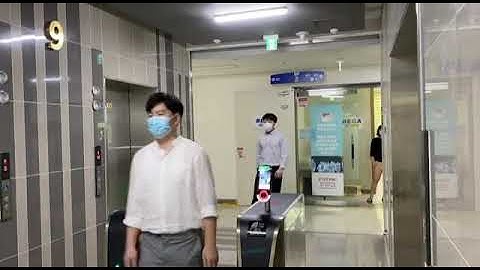 Korean clients use case: DS3000 Flap Turnstile integrated with DS-F851T Temperature Face Detection!