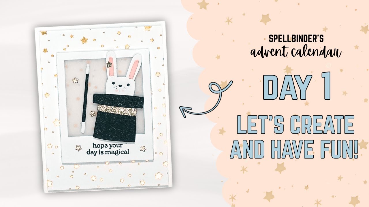 Адвент-календарь Spellbinders 2025 Crafty, ДЕНЬ 1 🎁 Давайте посмотрим, что внутри + Мастер-класс ...