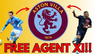 FREE AGENT XI THAT ASTON VILLA COULD SIGN THIS SUMMER!! (2024-25 Summer Transfer Window)