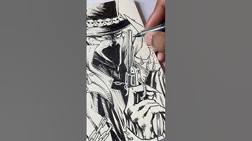 Gunslinger Spawn 🤠💀 #comicart #spawn #inksketch #toddmcfarlane #sketchbook