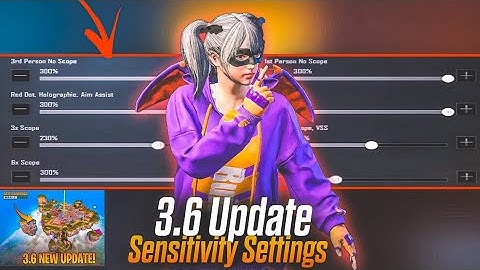 BGMI 3.6 UPDATE SENSITIVITY CODE | BGMI BEST SENSITIVITY SETTINGS | BGMI ZERO RECOIL SENSITIVIT#2025