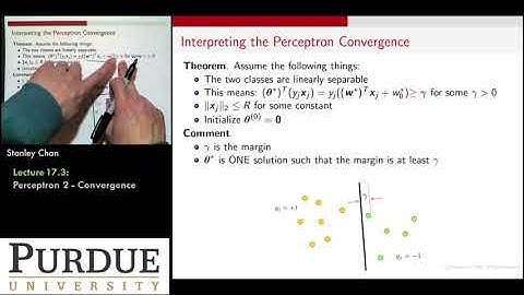 ECE595ML Lecture 17-3 Perceptron Algorithm