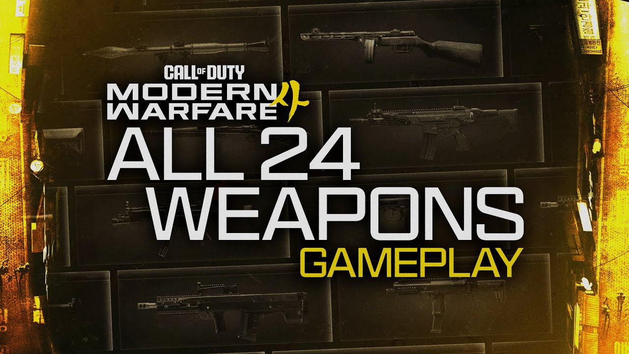 ALL 24+ MW4 Weapons Revealed... (BETA, Launch, & Beyond) - YouTube