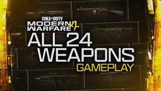 ALL 24  MW4 Weapons Revealed... (BETA, Launch, & Beyond)