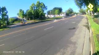 weekday sunny and cold weather in California, USA