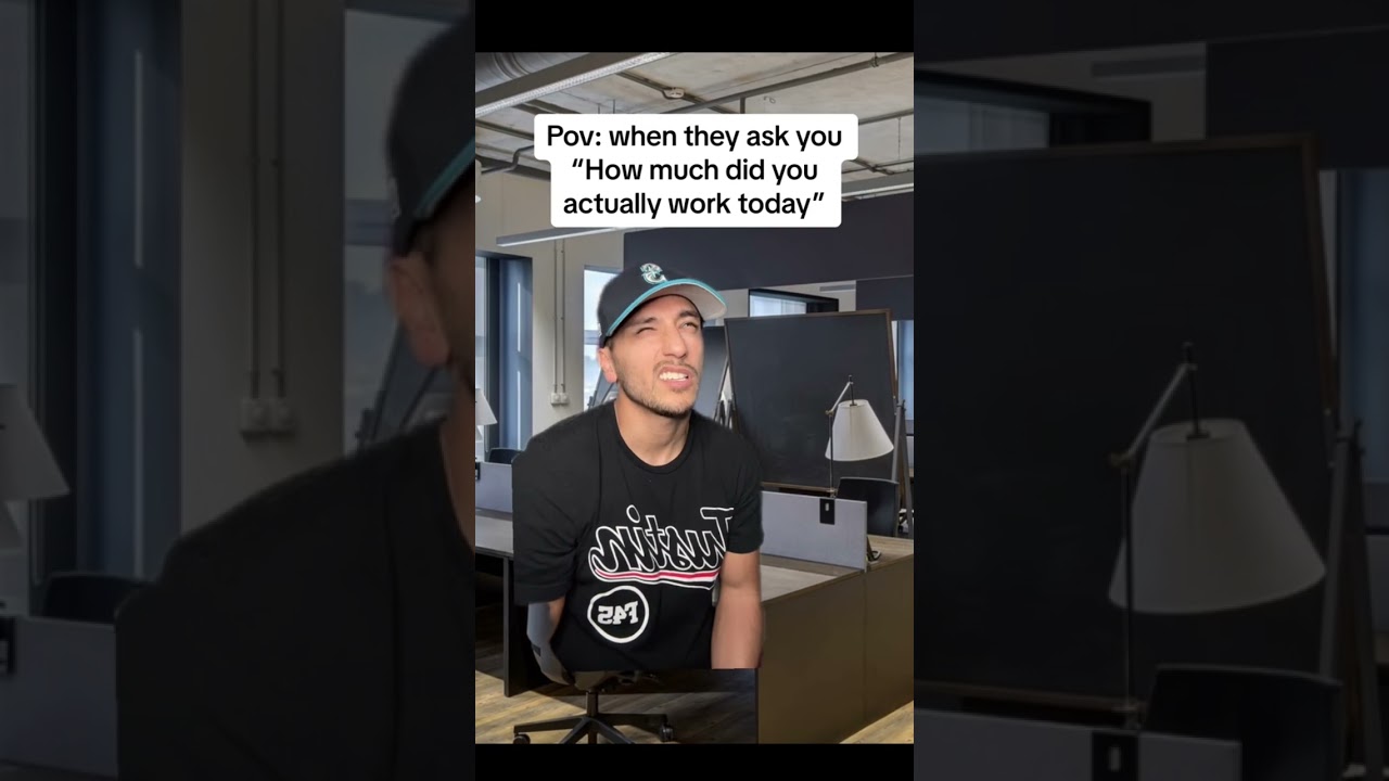 When they ask you “how much you worked” #shorts #work adlı videoyu YouTube'da izle When they ask you “how much you worked” #shorts #work adlı videoyu YouTube'da izle