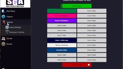 FS22 Tutorial: SGA Folder switch tool
