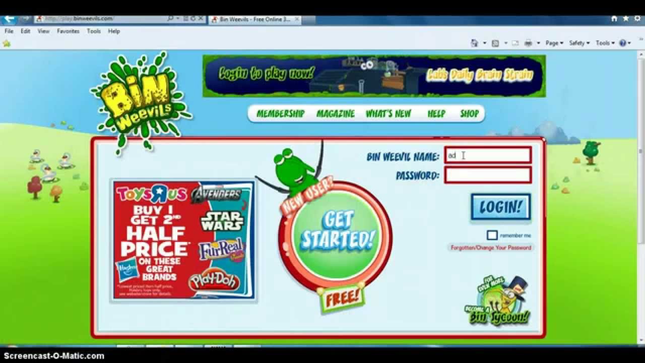 binweevil level 63 binweevil account give away