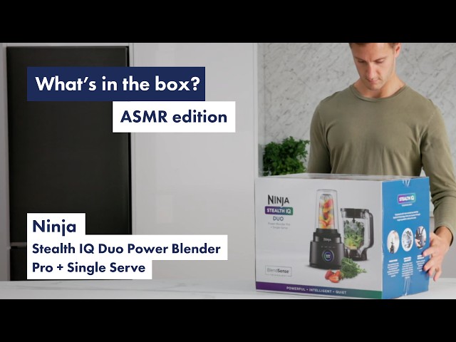 Unboxed ASMR: Ninja Stealth IQ Duo Power Blender Pro + Single