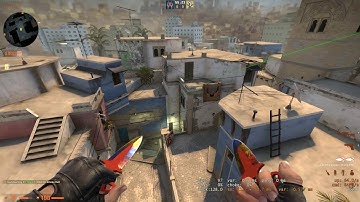 CS:GO Mirage Window Smoke (128 tick)