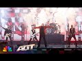 Def Leppard Performs "Pour Some Sugar On Me" At The America's Got Talent Live Shows! | AGT 2025