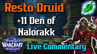 Resto Druid +11 Den of Nalorakk (Healing Out Loud Commentary)