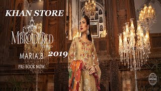 Maria.b. Membroidered Fabrics - Heritage Collection 2019 Full Catalogue Khan Store