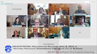 Burbank City Council Meeting - April 27, 2021