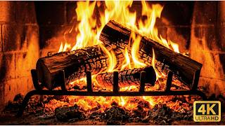 4K Cozy Fireplace 🔥 Crackling Fire Sounds • Loopable Ambience | The Burning Fireplace