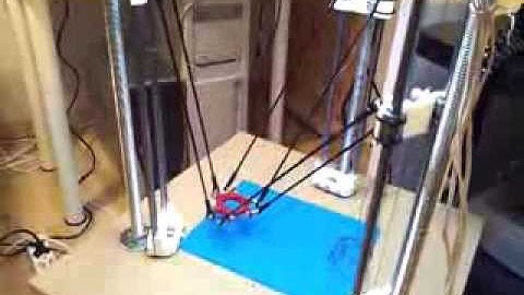 Delta printer dry run.