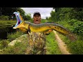 SnakeHead {Catch Clean Cook} This Fish is VICIOUS!!!