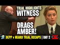 SHOCKING! Witness Drags Amber Heard "I Inspected Her Face! I Didn't See ANYTHING!!!" - Issac Baruch