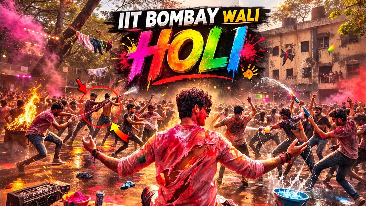 You’ve Never Seen IITians Like This! 🥵 | IIT Bombay Holi Blast 2026 