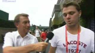 S. Wawrinka interview, Wimbledon 2009