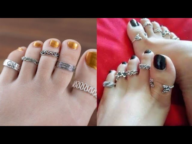 Retro Toe Rings For Women Bohemia Summer Beach Foot Accesories Knuckle Finger  Ring Open Anillos Mujer