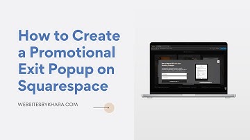 How to Create a Promotional Squarespace Exit Popup