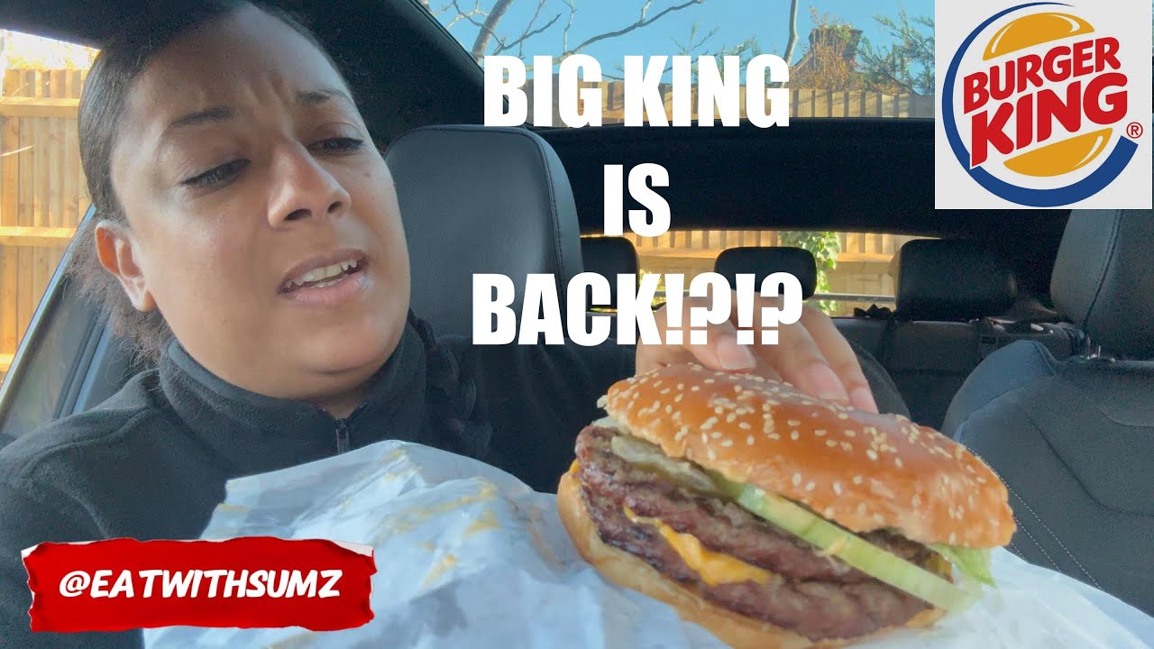 NEW BURGER KING BIG KING BURGER FULL REVIEW!!!