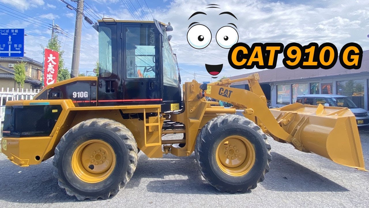 Japan CAT Wheel Loader 910 G | Top-Quality Construction Equipment