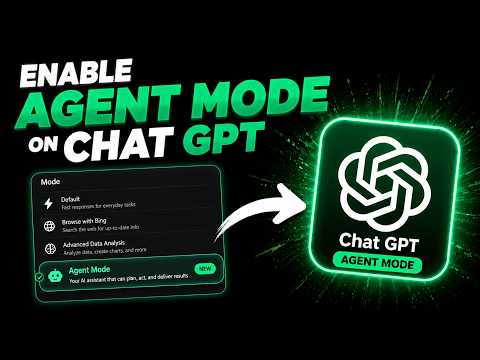 ChatGPT Agent Mode Step by Step