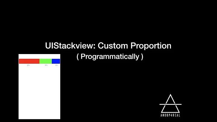 UIStackView: Custom Layout Proportions