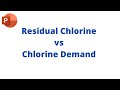 Difference between Chlorine Demand and Residual Chlorine