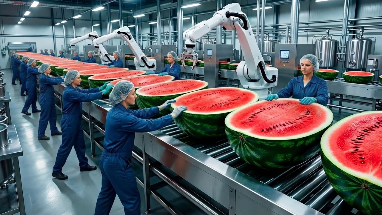 Inside a Modern Watermelon Processing Plant: From Harvest to Fresh ...
