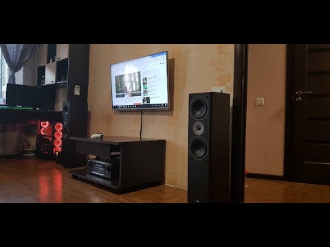 Magnat Monitor Supreme 802 mocca . Denon AVR-X550BT