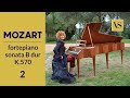 FORTEPIANO W.A.Mozart Sonata No.17 in B-flat major, K-570, 2nd mov. Adagio