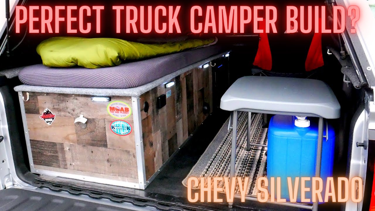 Truck camper build tour. The perfect truck camping setup? For me anyway ...