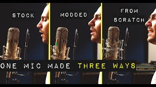 One Mic Made Three Ways - Warm Audio WA-47, Modded WA-47, and Signal Art 47 from Scratch.