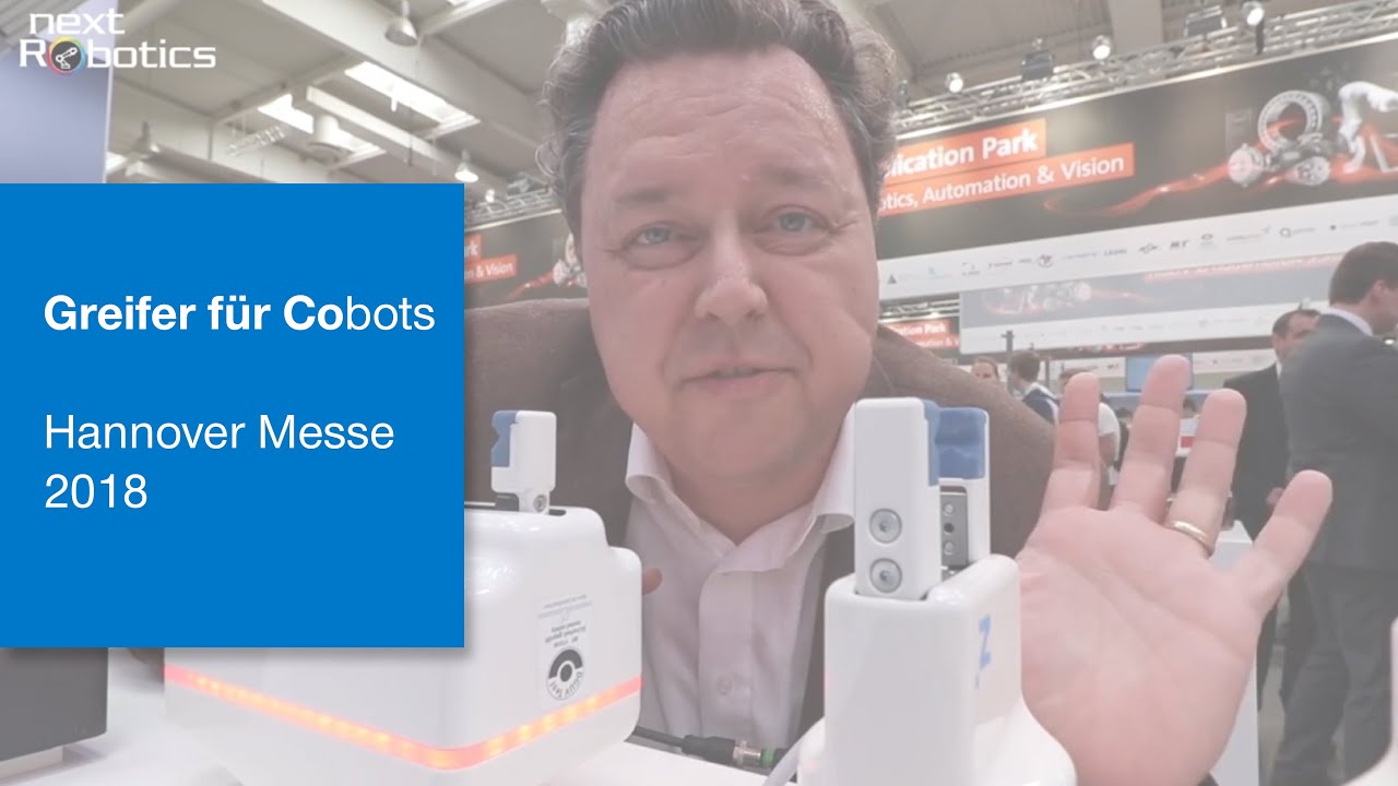Die Zimmer Group mit Robotergreifer für Cobots - Hannover Messe 2018 LIVE