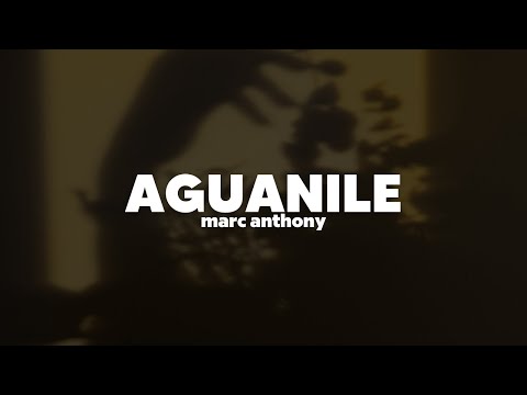 Marc Anthony Aguanile Letra 