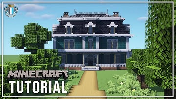 Minecraft 1.16 Victorian House Tutorial - Minecraft Second Empire House