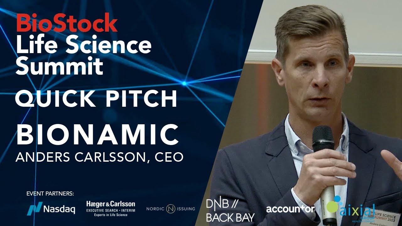 BioStock Life Science Fall Summit | Bionamic | October 2023