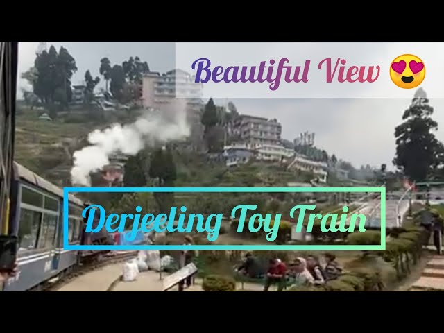 Derjeeling Toy Train 🚂 || outside amazing view of nature ❤️ Must watch 😍 class=