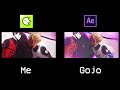 my blurrr app vs after effects | @GOJO Remake [AMV/Edit]